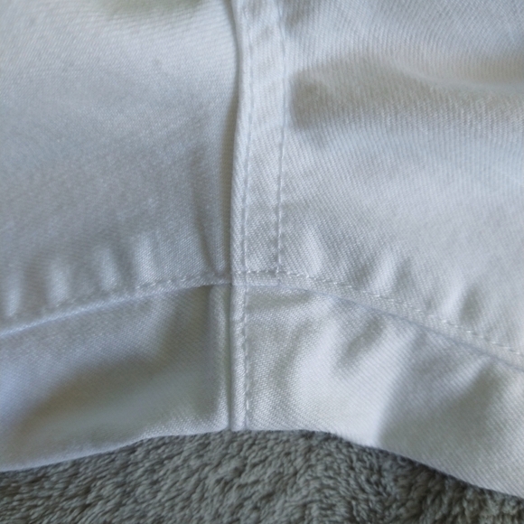 Democracy Absolution Optic White Ankle Skimmer Cropped Jeans Mid Rise Modern - Picture 9 of 9